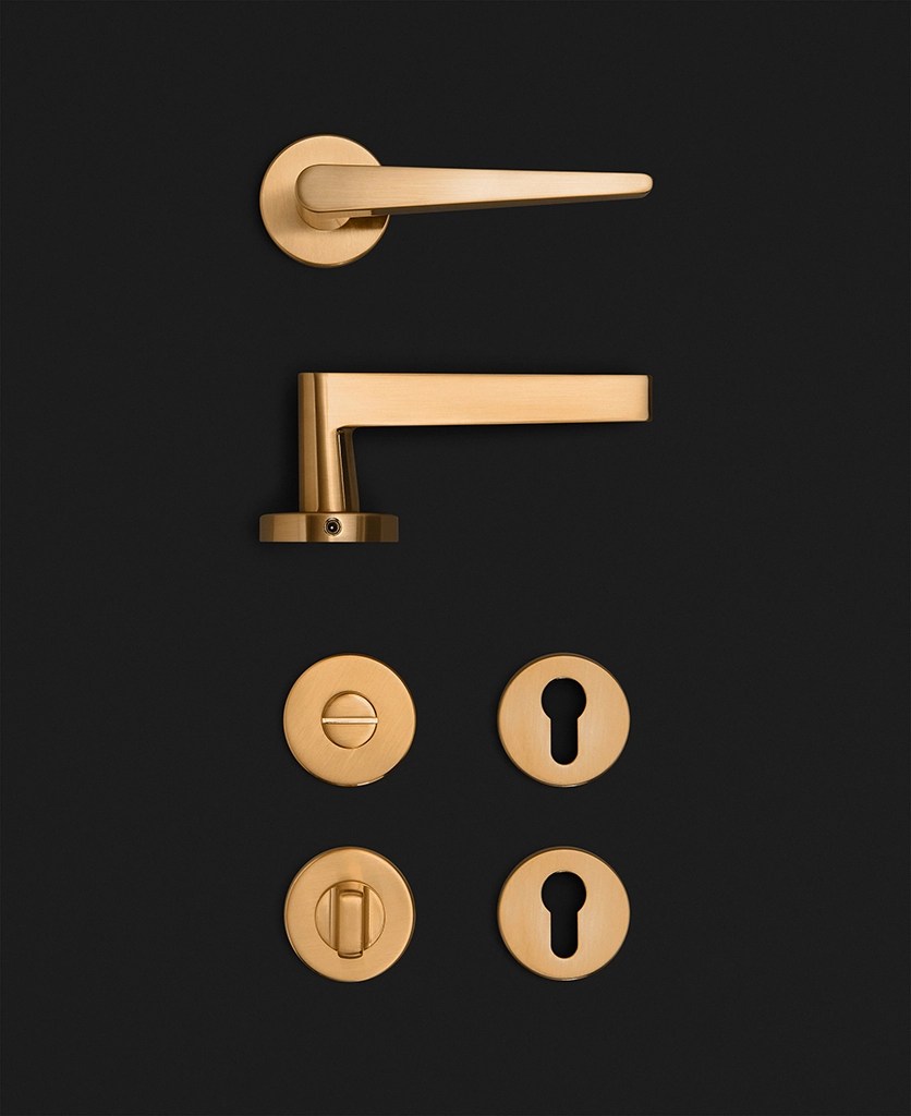 Gold Hepworth Internal Door Handle