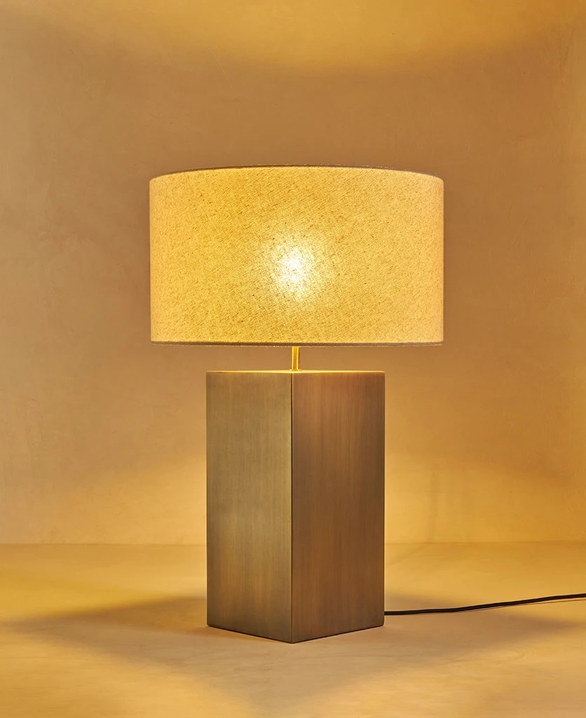 Antique Brass Living Room Table Lamp Dowsing & Reynolds