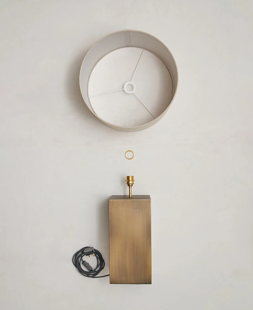 Antique Brass Living Room Table Lamp Dowsing & Reynolds