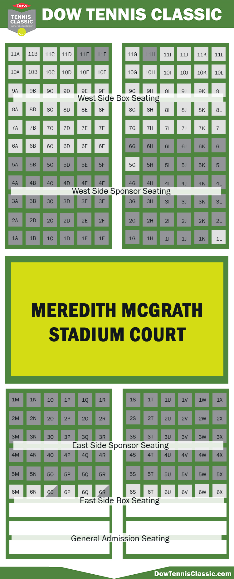 Tickets — Dow Tennis Classic