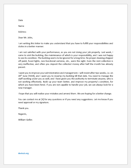 Best Letter Format Sample Additional Responsibility Letter Format