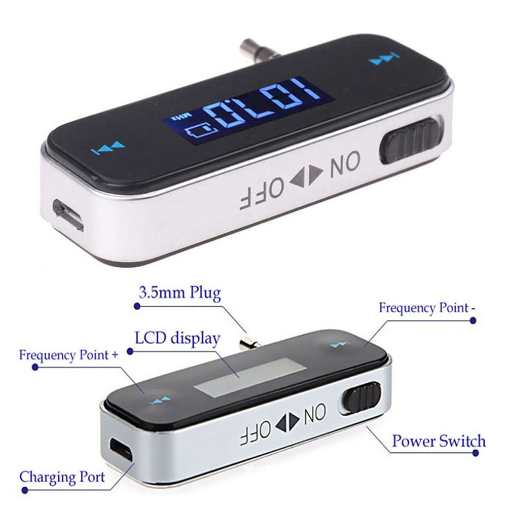 DOXMALL FM Transmitter Audio Adapter Car Kit Wireless InCar Radio