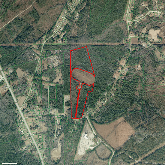 40 Acres Hines Farm Road in Jacksonville, NC Acreage Doyle Evans Realty