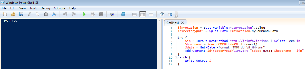 GetIP Exfiltrate IP information using PowerShell