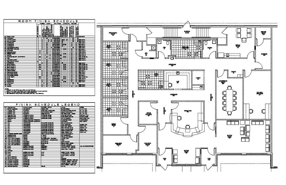 Interior Finishes Schedule Lyrics Center