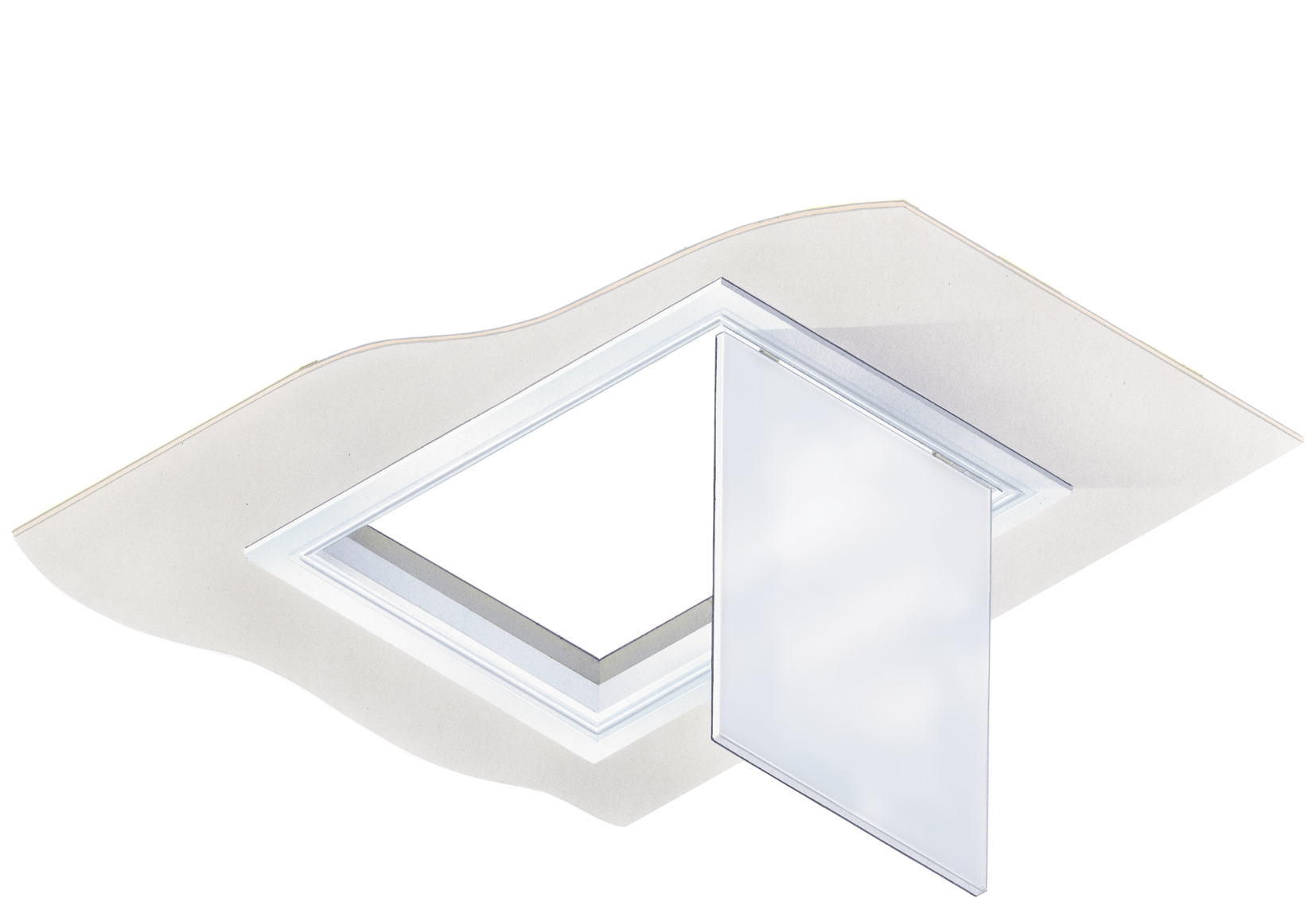 Loft Access Door downward hinging DPC Products Direct