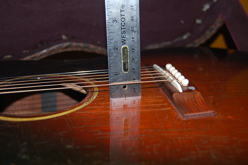 is this bridge and saddle too high? - The Acoustic Guitar ...