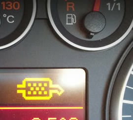 DPF warning light information