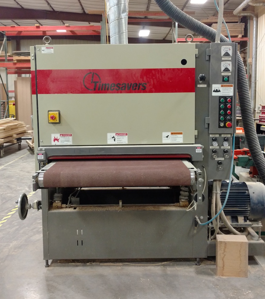 The Timesavers Wide Belt Sander DP Juza Woods + Fixtures
