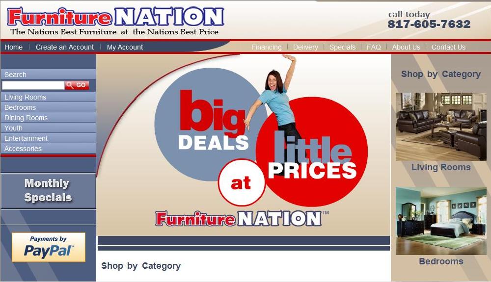 Furniture Nation Intends to Live Up to Its Name through Etailing