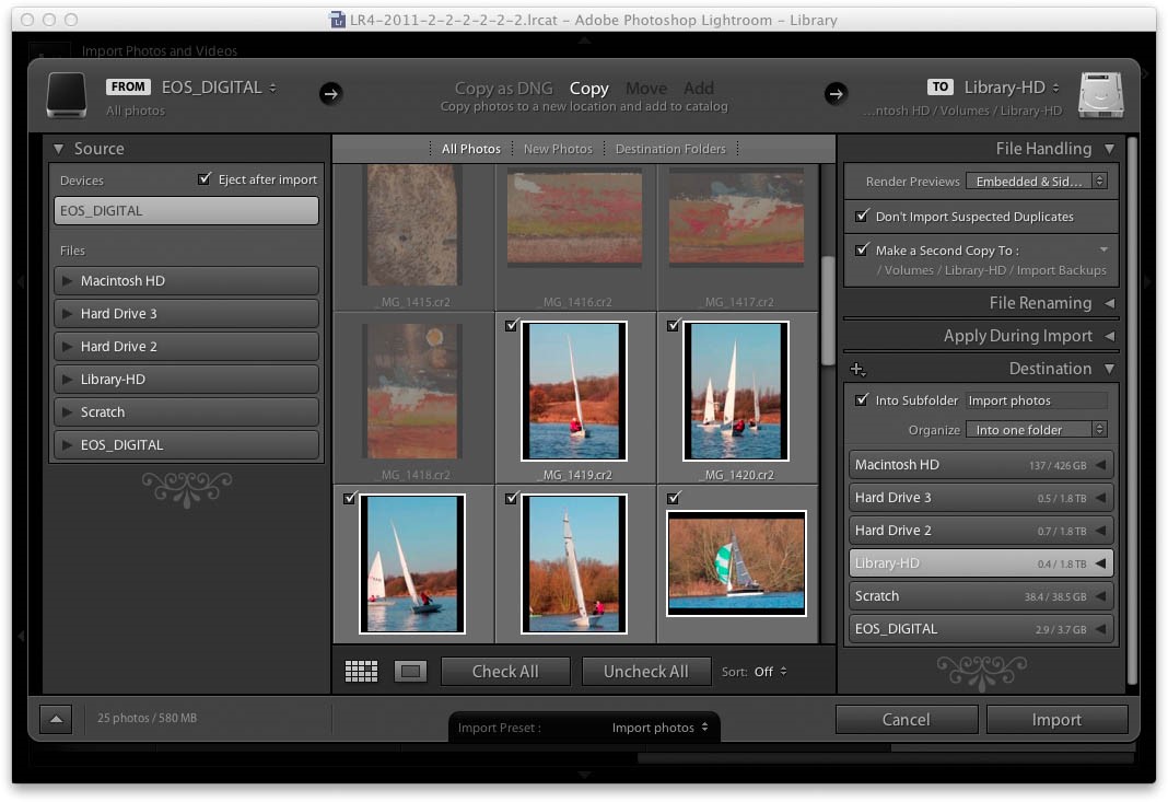 Lightroom Photo Import Digital Photography Review
