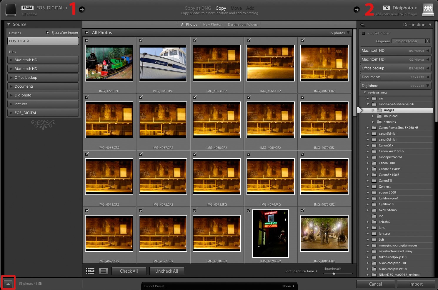 Lightroom Photo Import Digital Photography Review