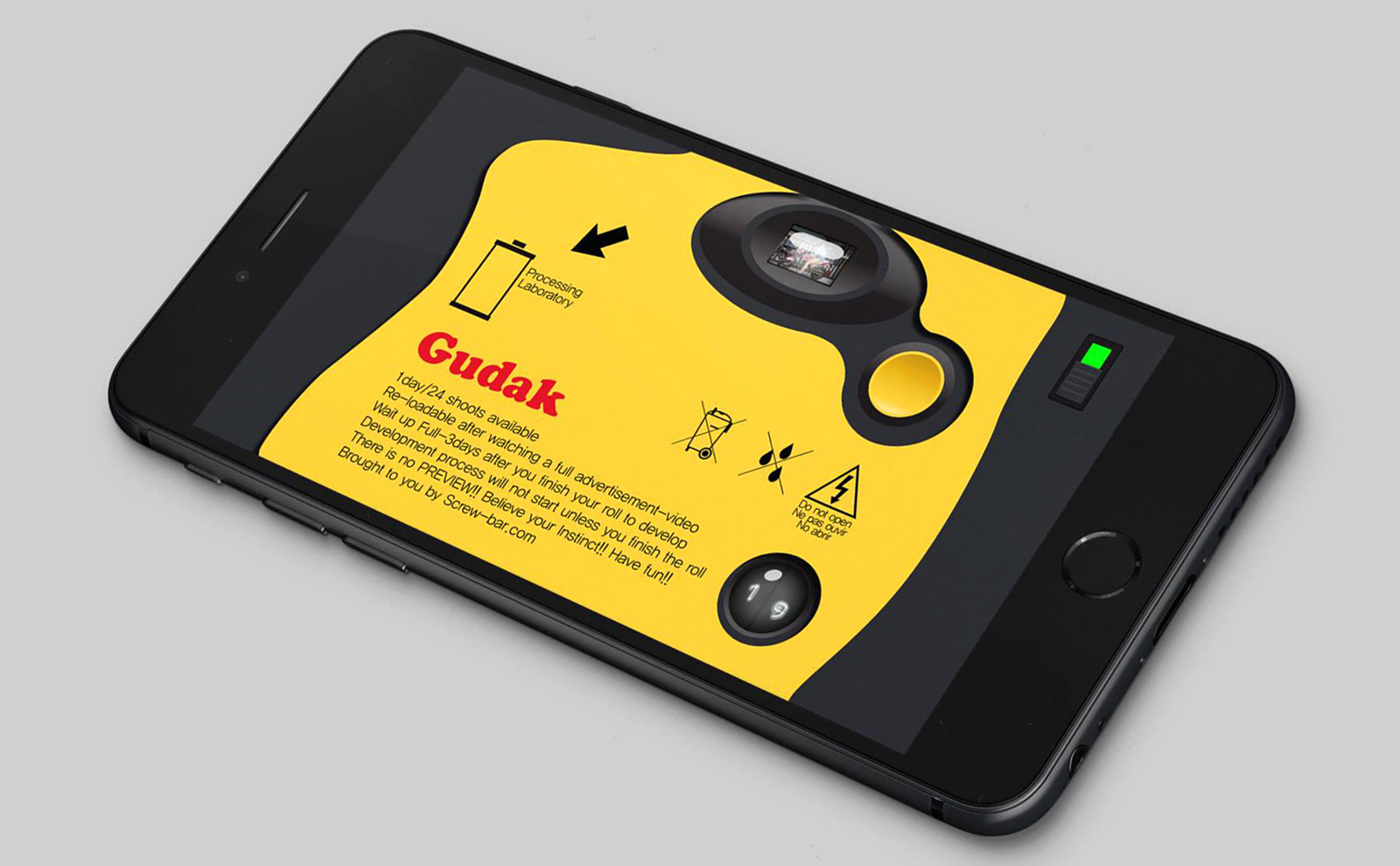 The Gudak app turns your iPhone into a disposable camera Digital