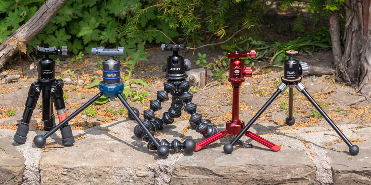 Beyond the table top 5 mini tripods reviewed Digital Photography Review