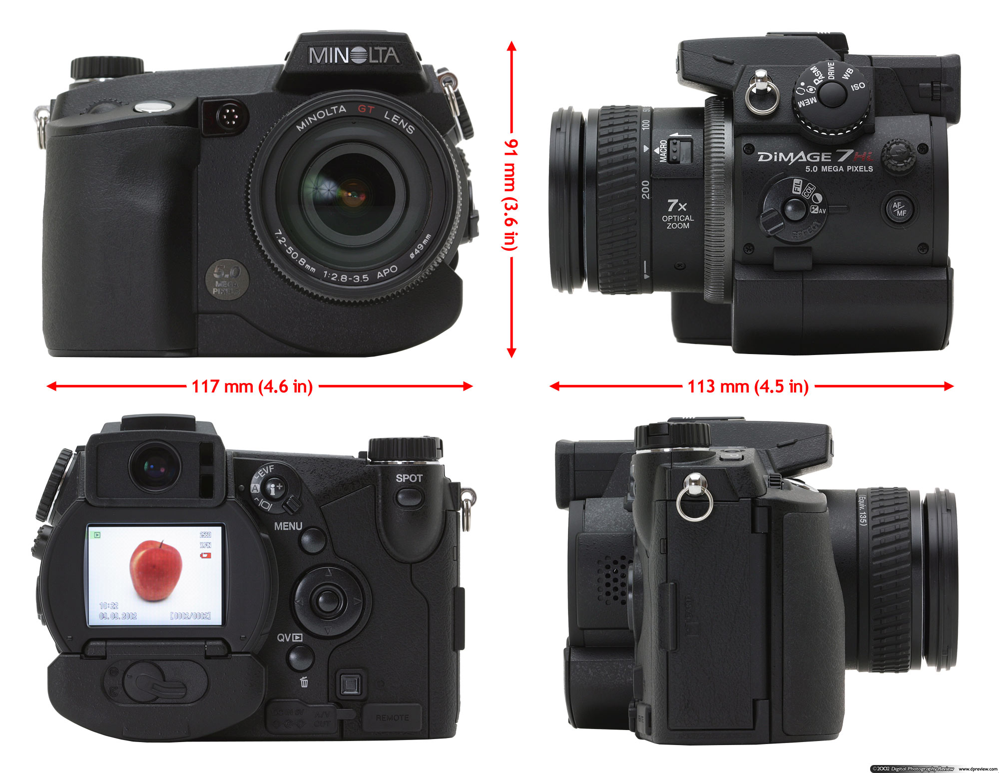 Minolta DiMAGE 7Hi First Look Digital Photography Review