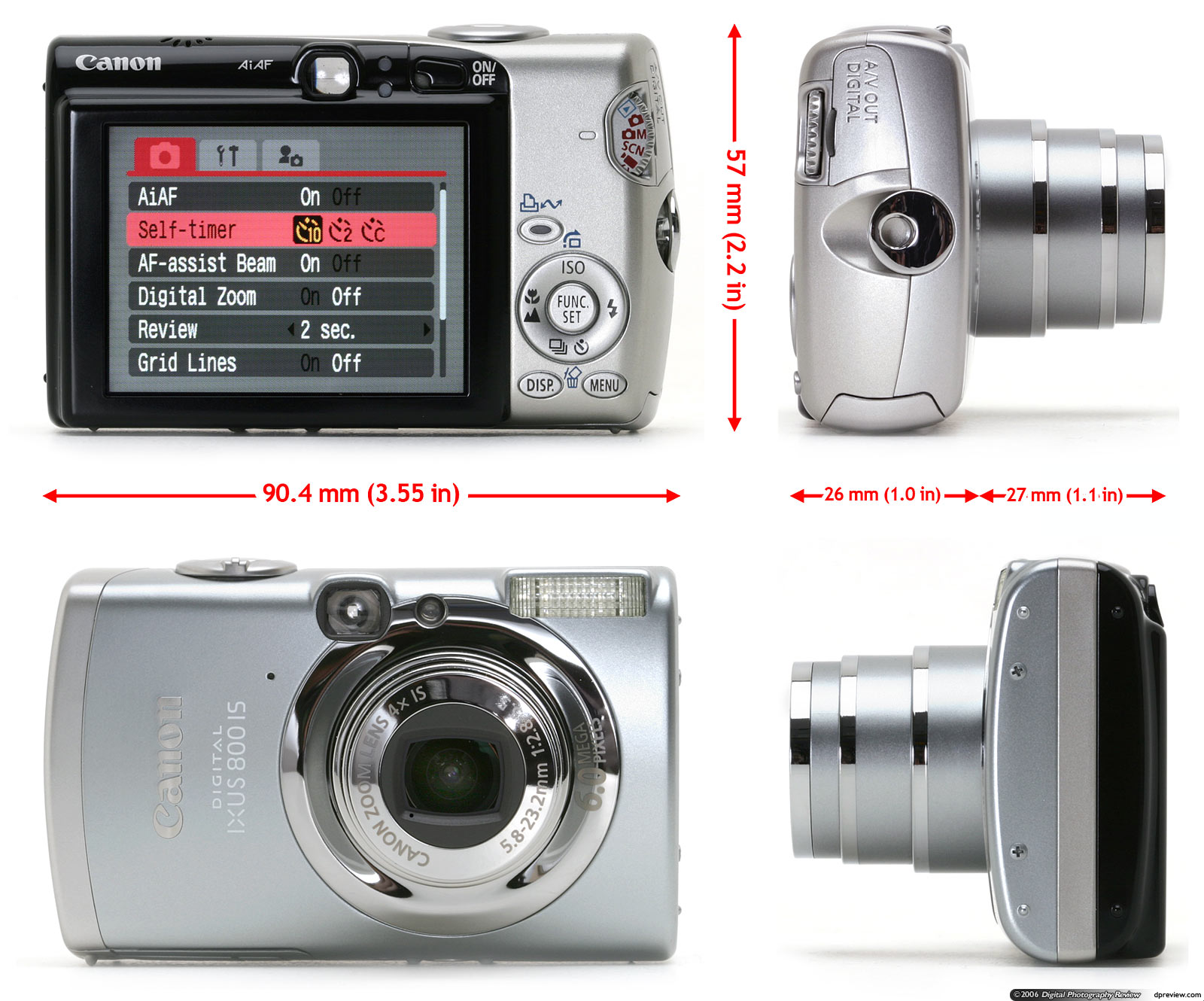 Canon SD700 IS Digital ELPH (IXUS 800) Concise Review: Digital