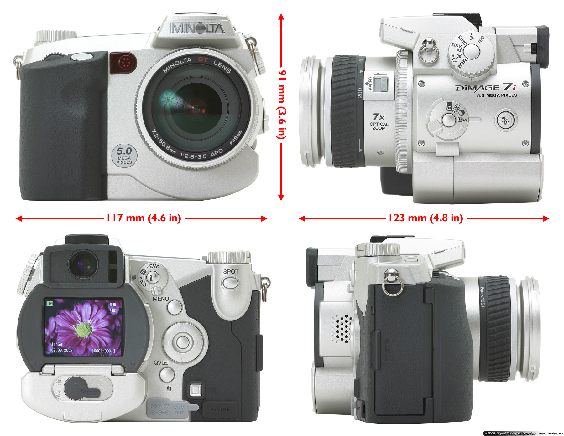 Minolta DiMAGE 7i Review Digital Photography Review