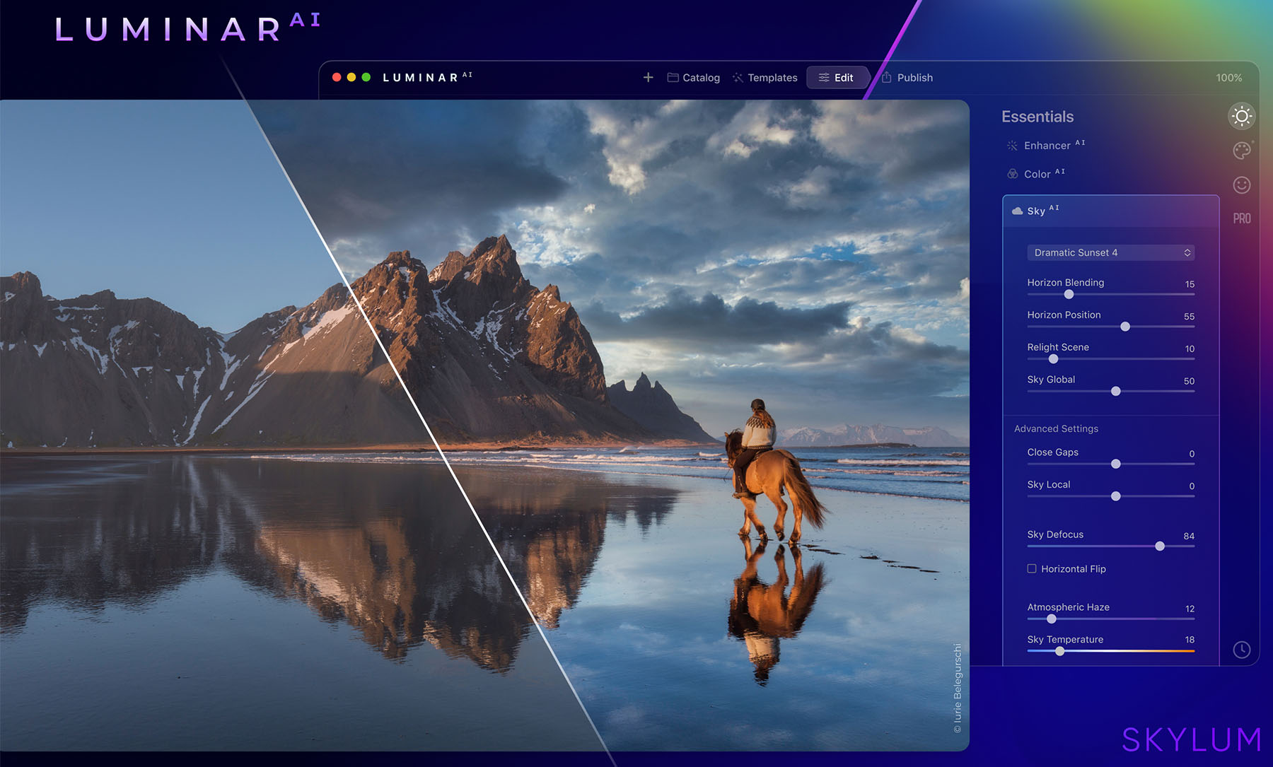 Skylum shows off new water reflections in Luminar AI's Sky AI feature