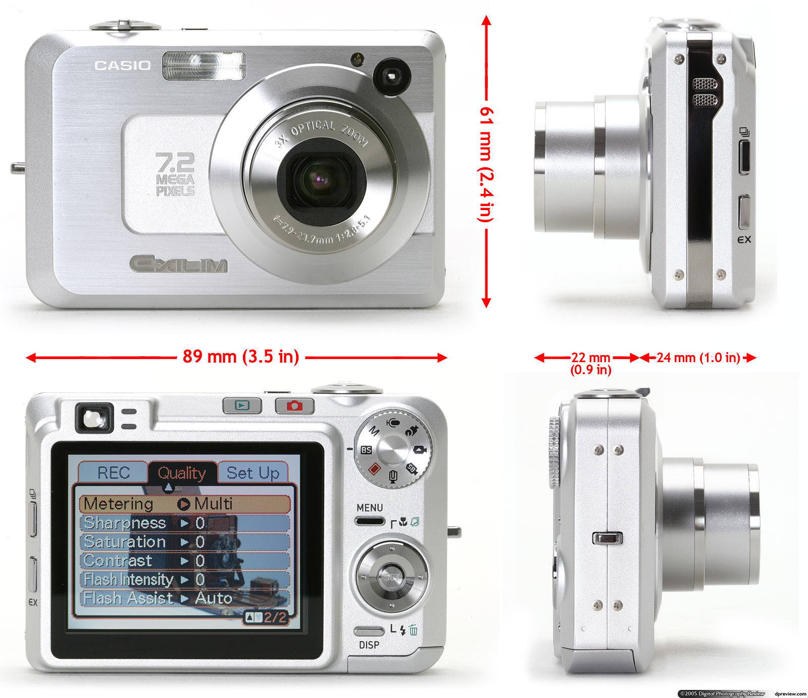 Casio Exilim EX750 Review Digital Photography Review