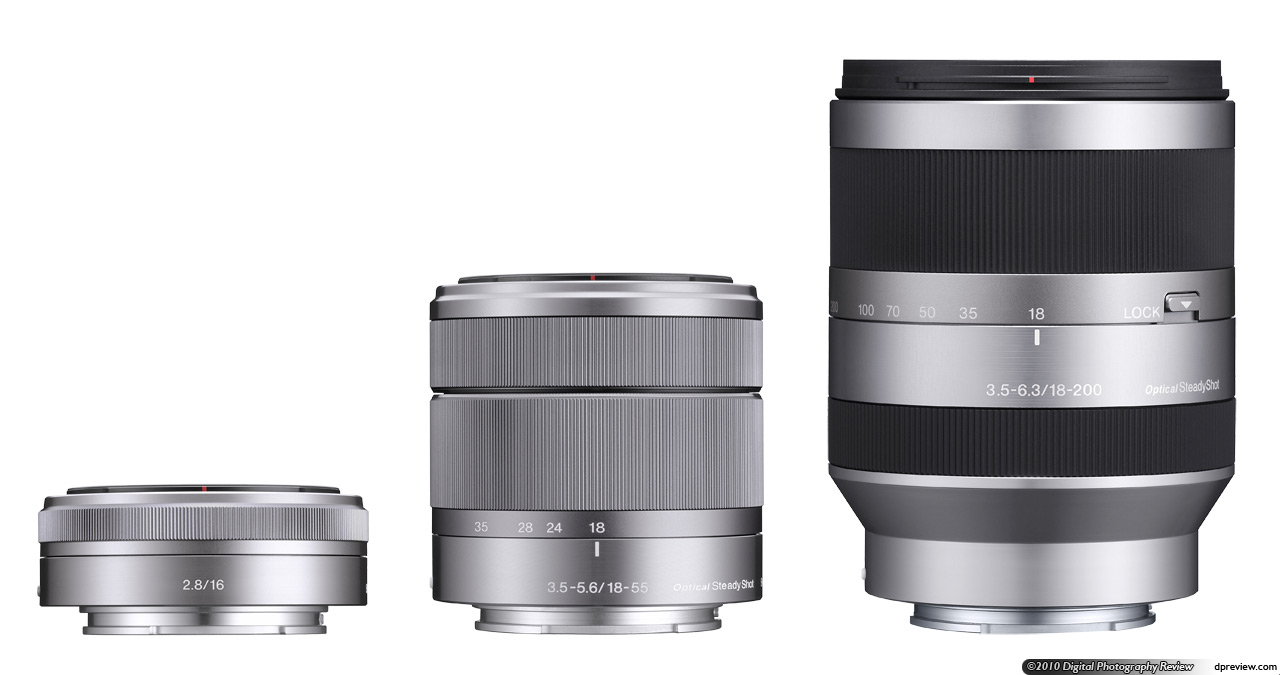 Sony NEX mirrorless interchangeable lens cameras previewed Digital