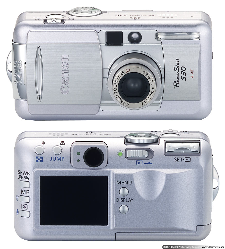 Canon announce PowerShot S30 and S40 Digital Photography Review