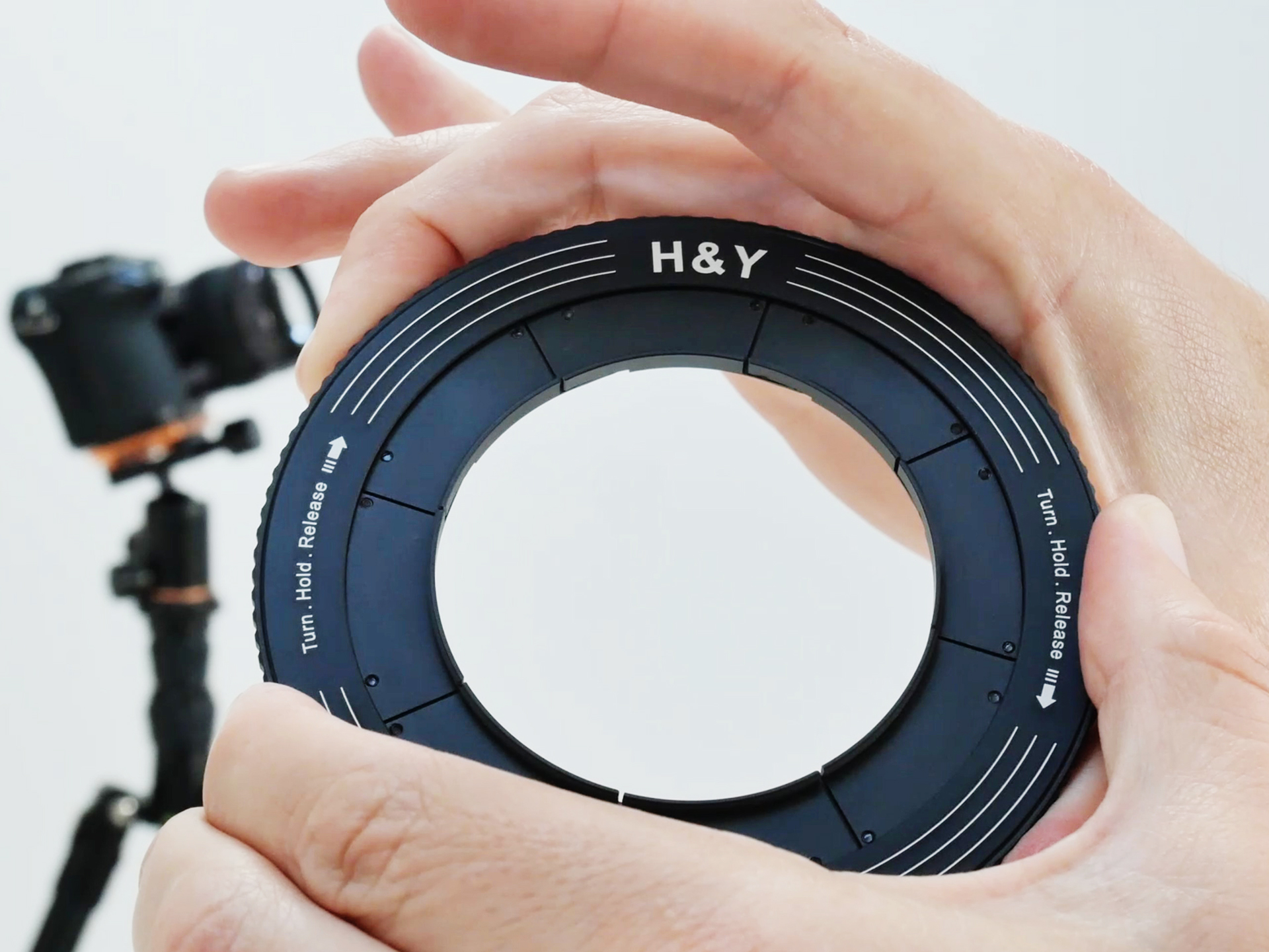H&Y Revoring variable stepup rings allow filters to fit multiple lens