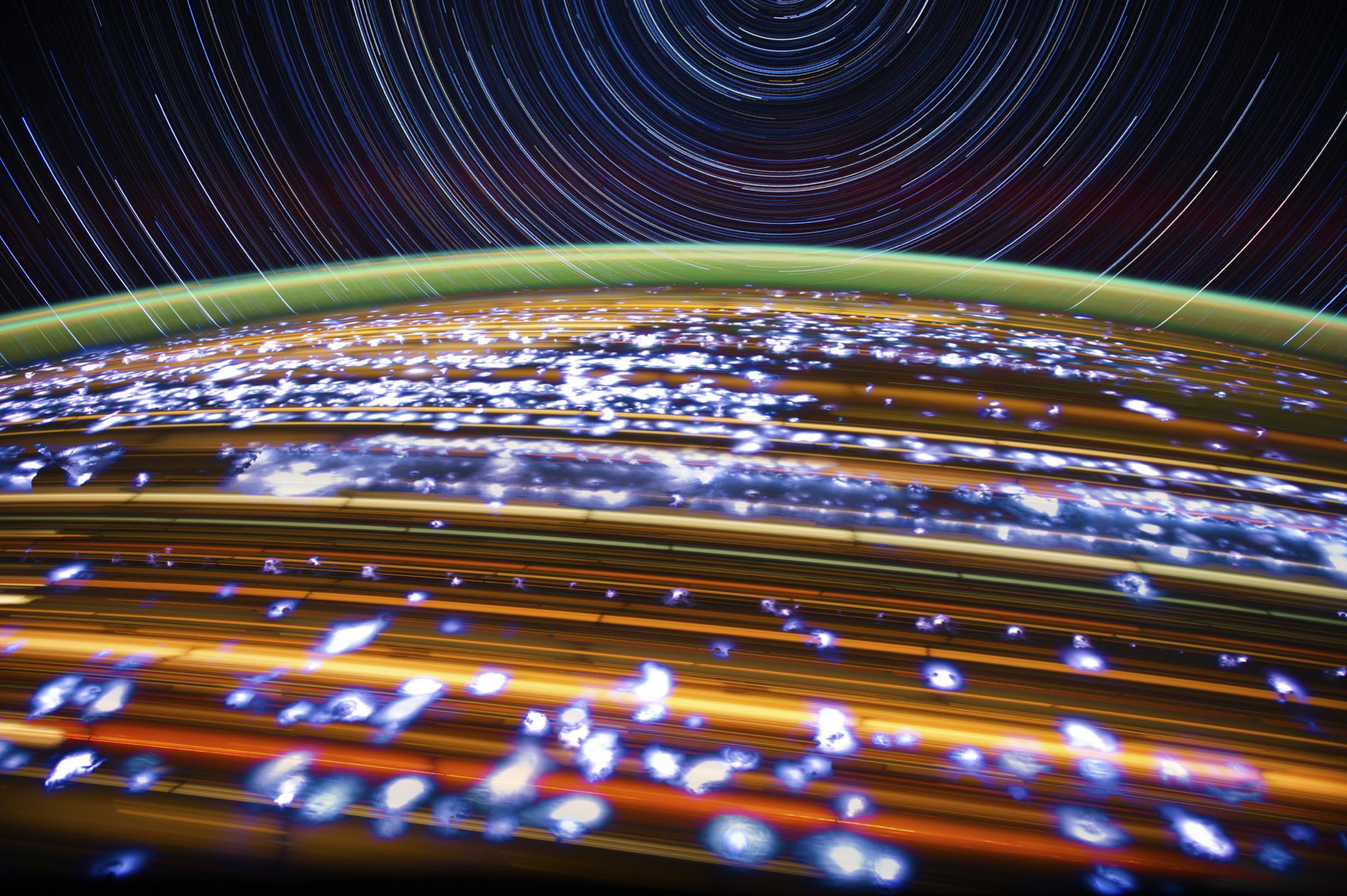 NASA astronaut shares incredible star trail photo captured in space