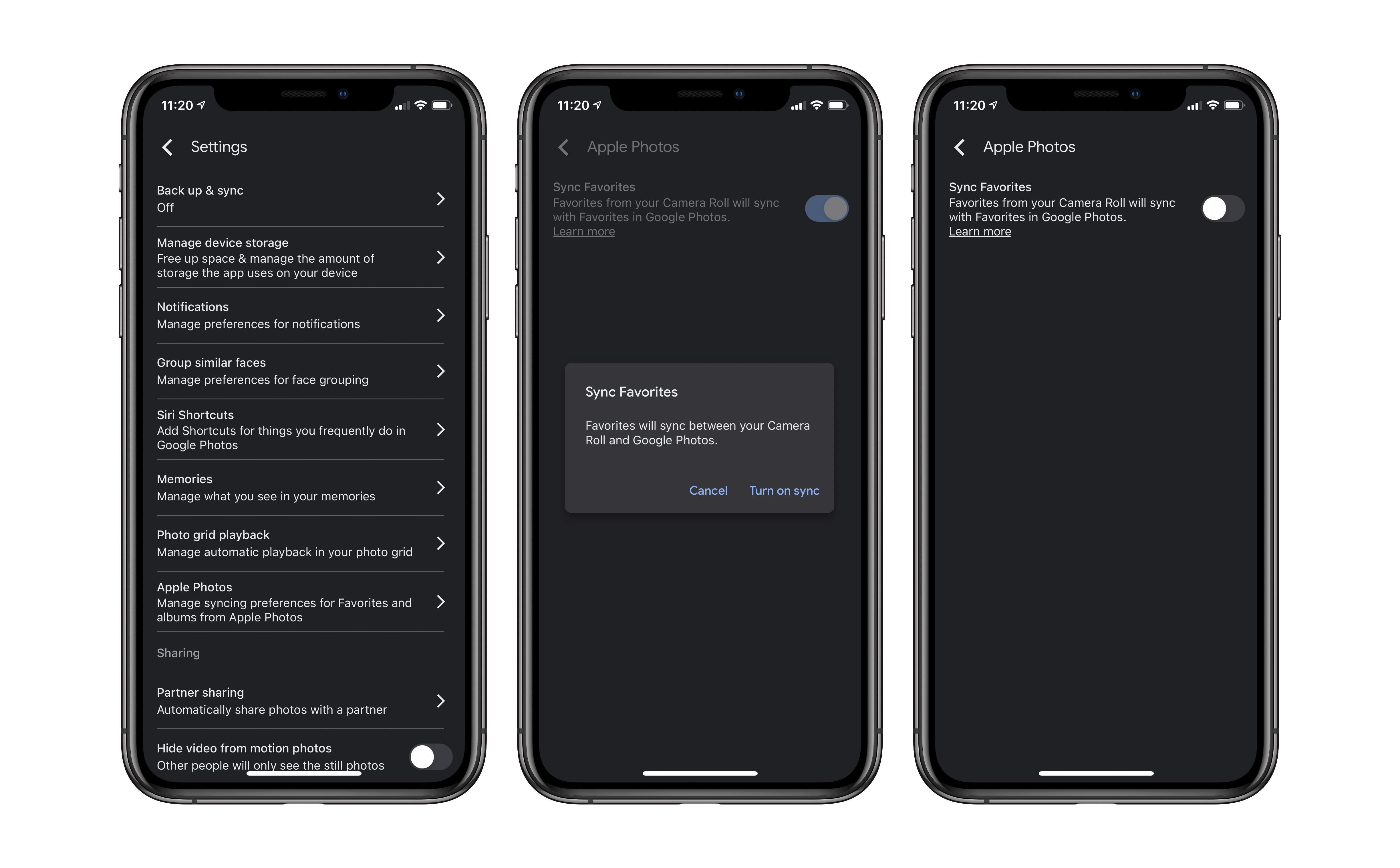Google Photos now syncs 'liked' images with Apple's iOS Camera Roll