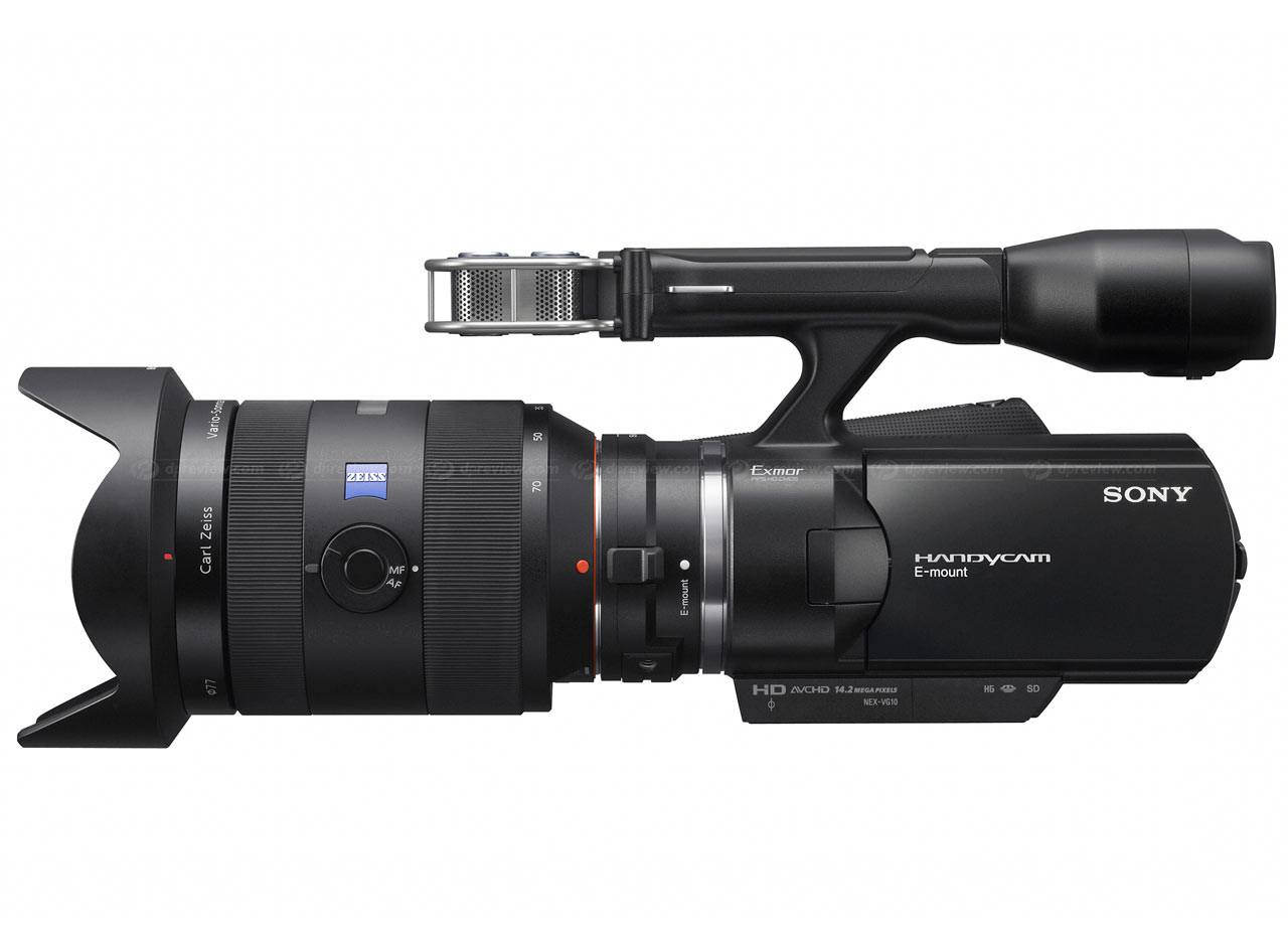 Sony unveils NEXVG10 Emount HD camcorder Digital Photography Review