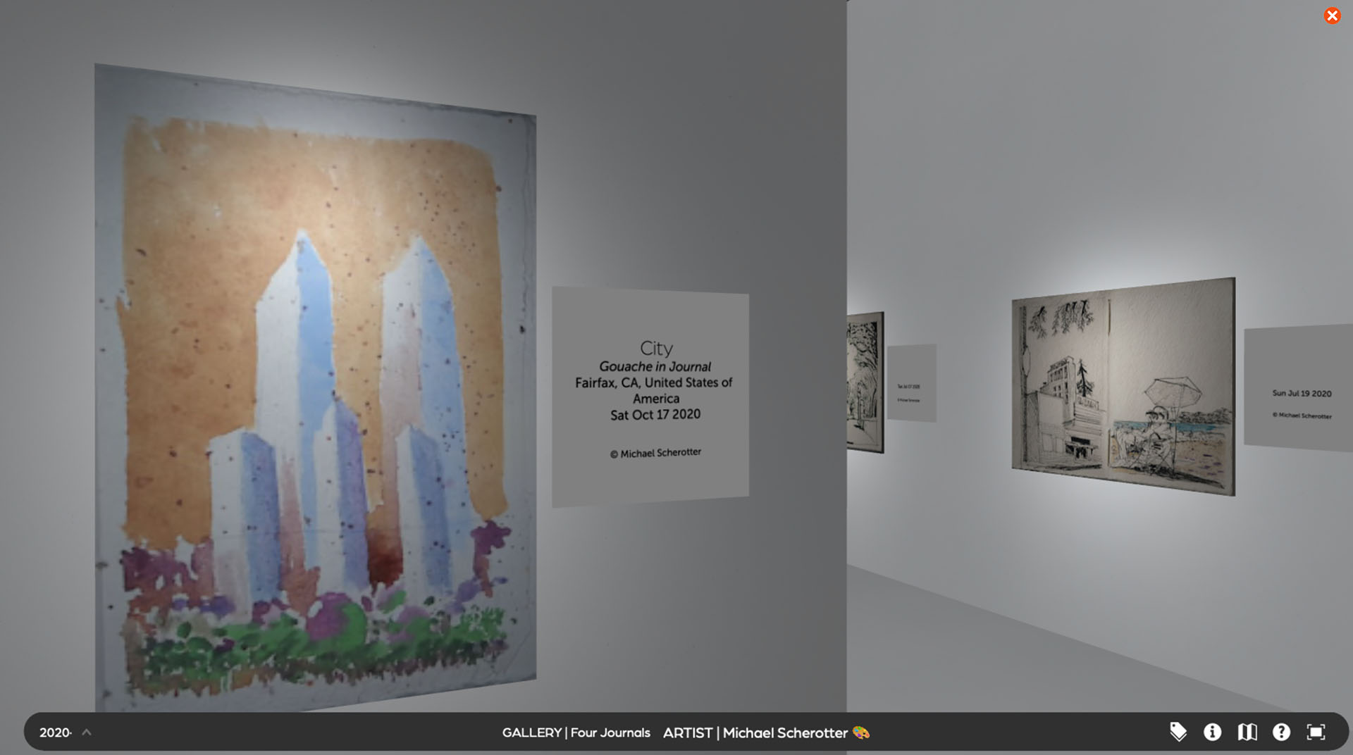 Host your own virtual 3D art gallery for free with Galeryst and Adobe