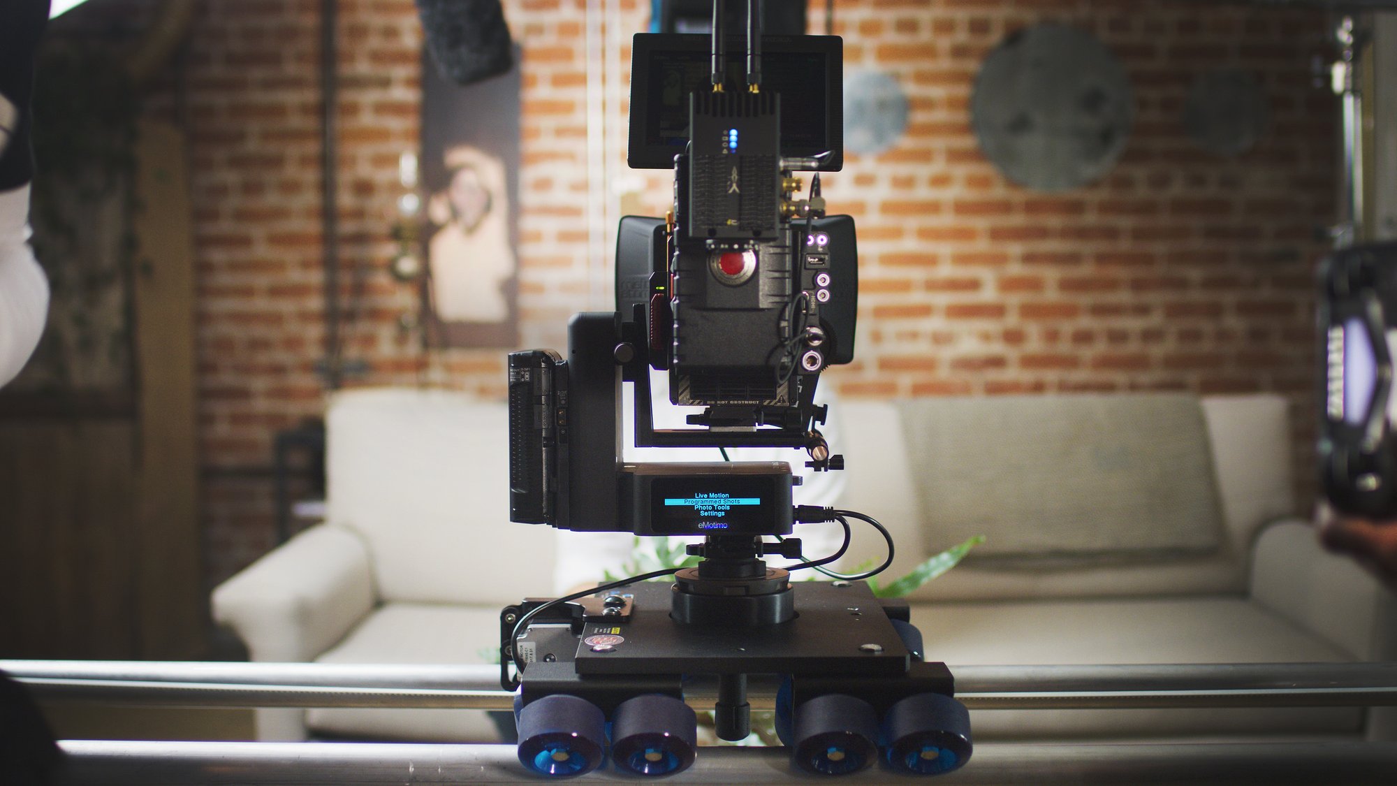 eMotimo motion control kit motorizes your Dana Dolly for a lot less