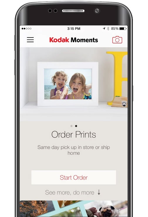Updated Kodak Moments app lets you share, edit and print