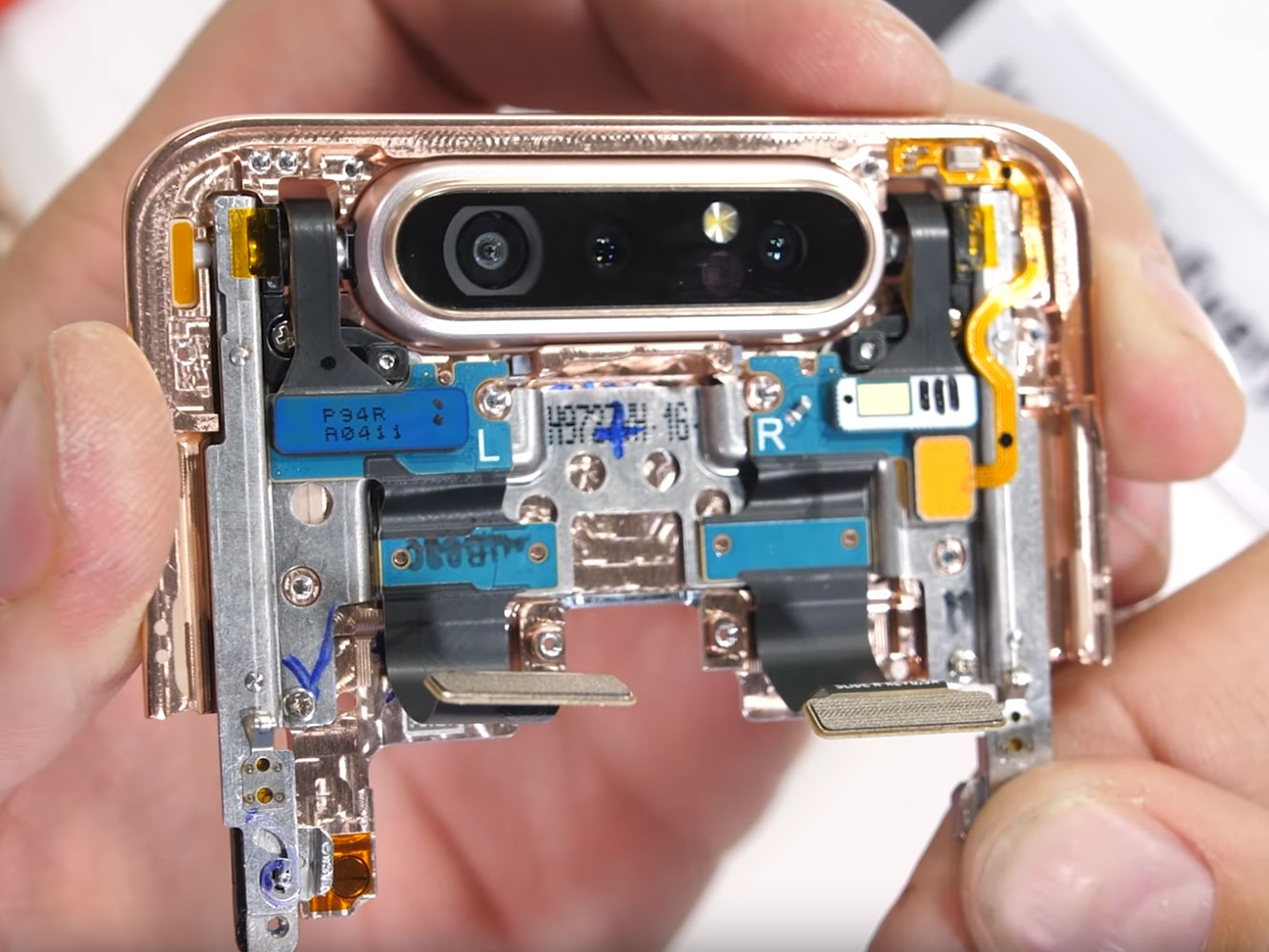 Samsung Galaxy A80 teardown reveals complex camera swivel mechanism Digital Photography Review