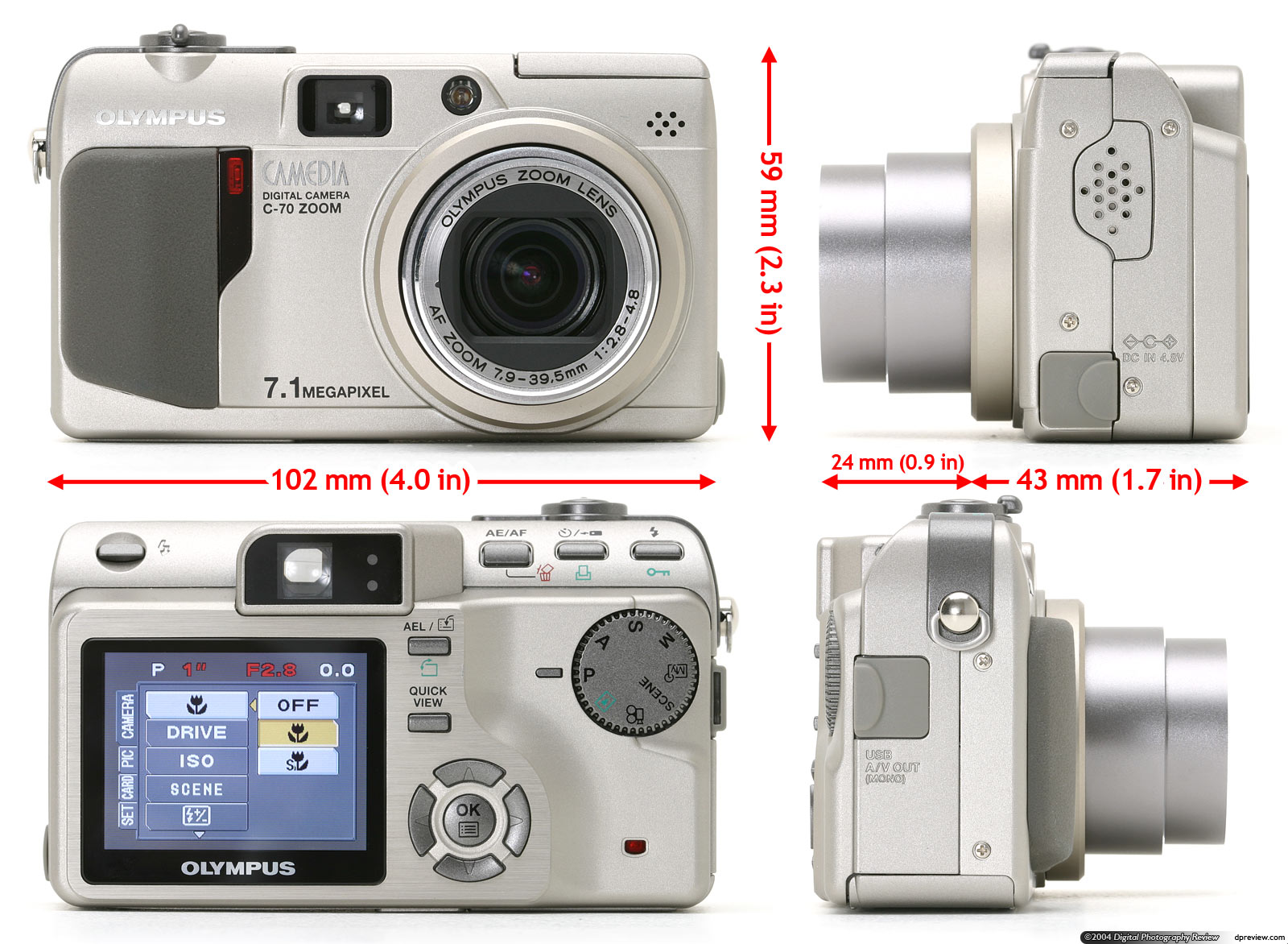 Olympus C-7000 / C-70 Zoom Review: Digital Photography Review