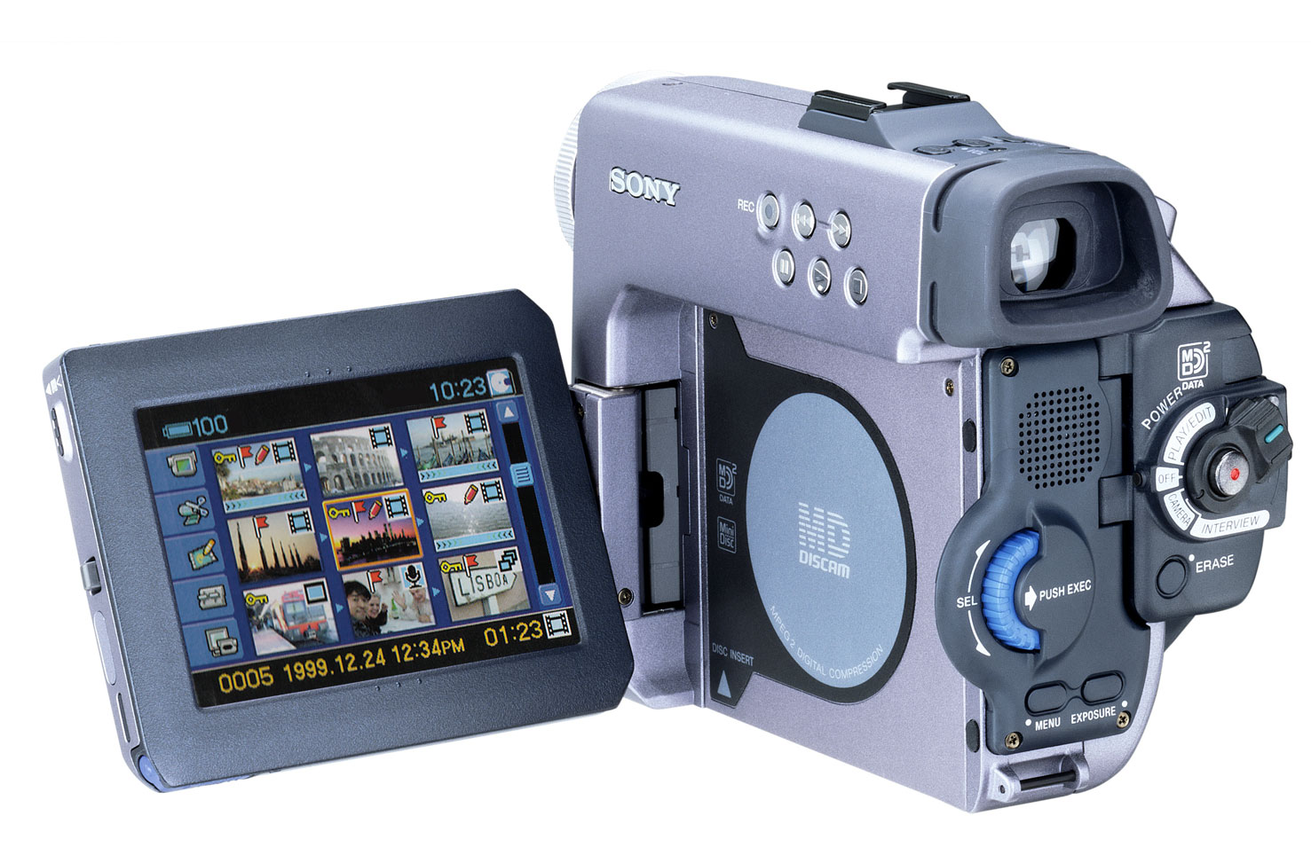Sony announce MiniDisc Digicam Digital Photography Review