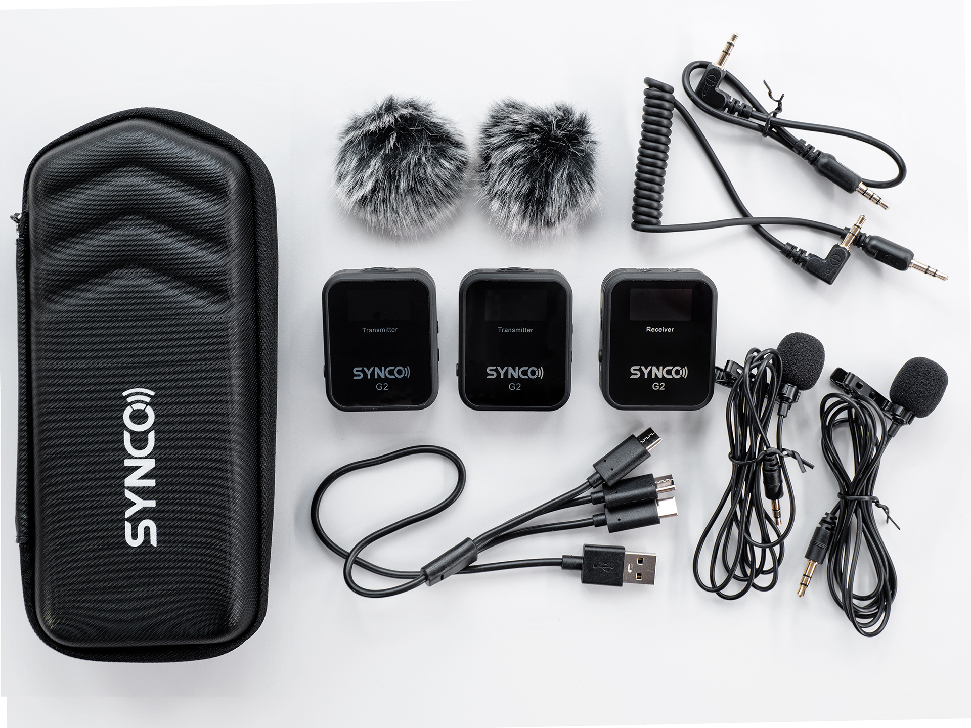 3way wireless microphone test with Rode, Saramonic and Synco dual