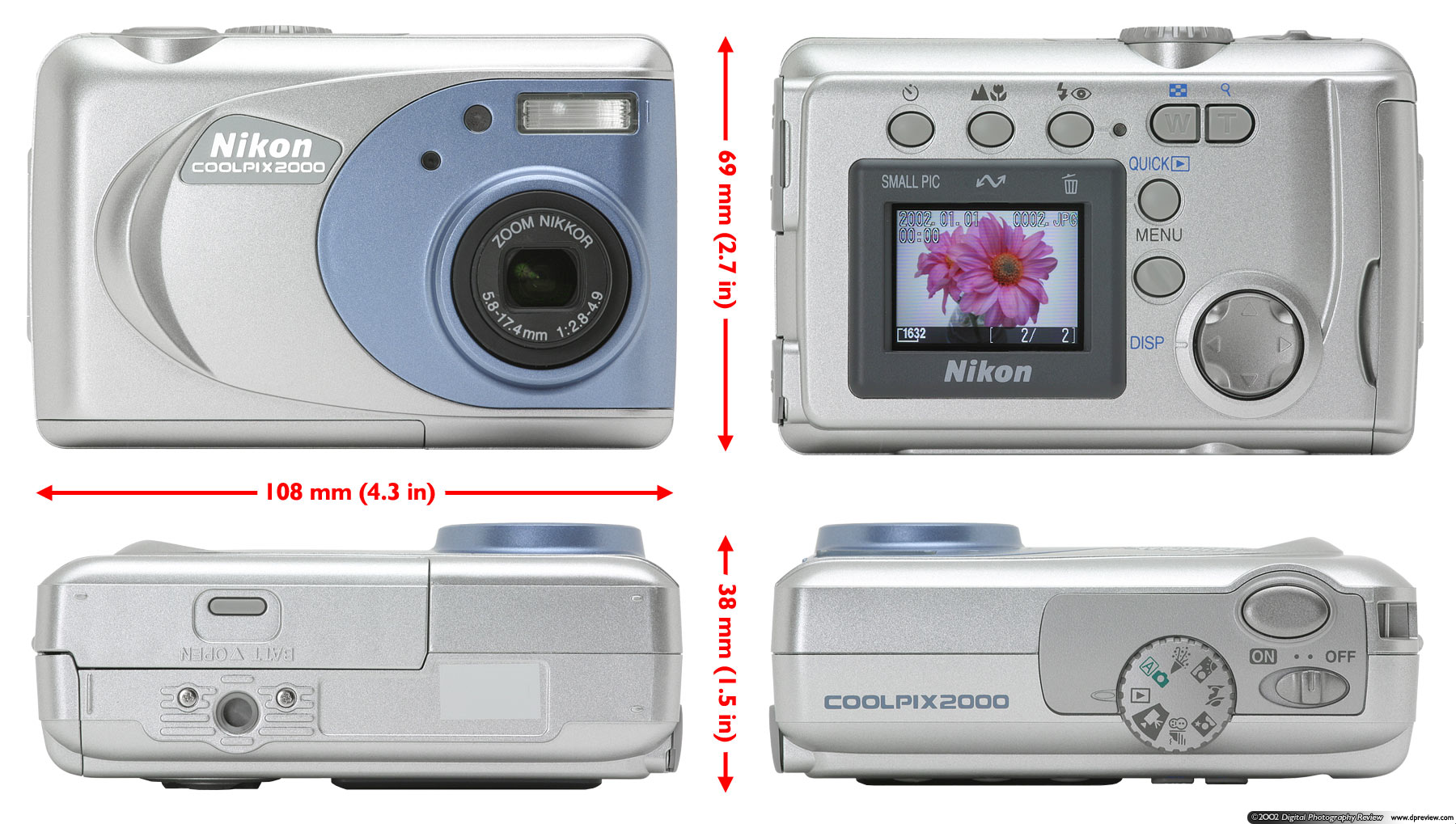 Nikon Coolpix 2000 First Look Digital Photography Review