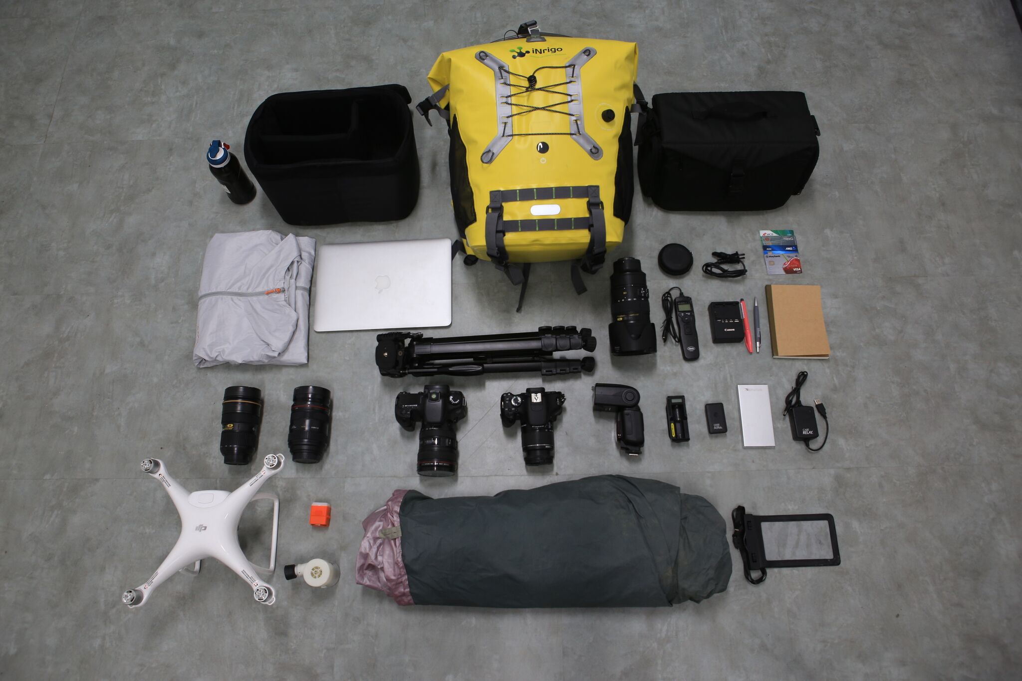 Inrigo is a waterproof camera backpack with bluetooth humidity monitor Digital Photography Review