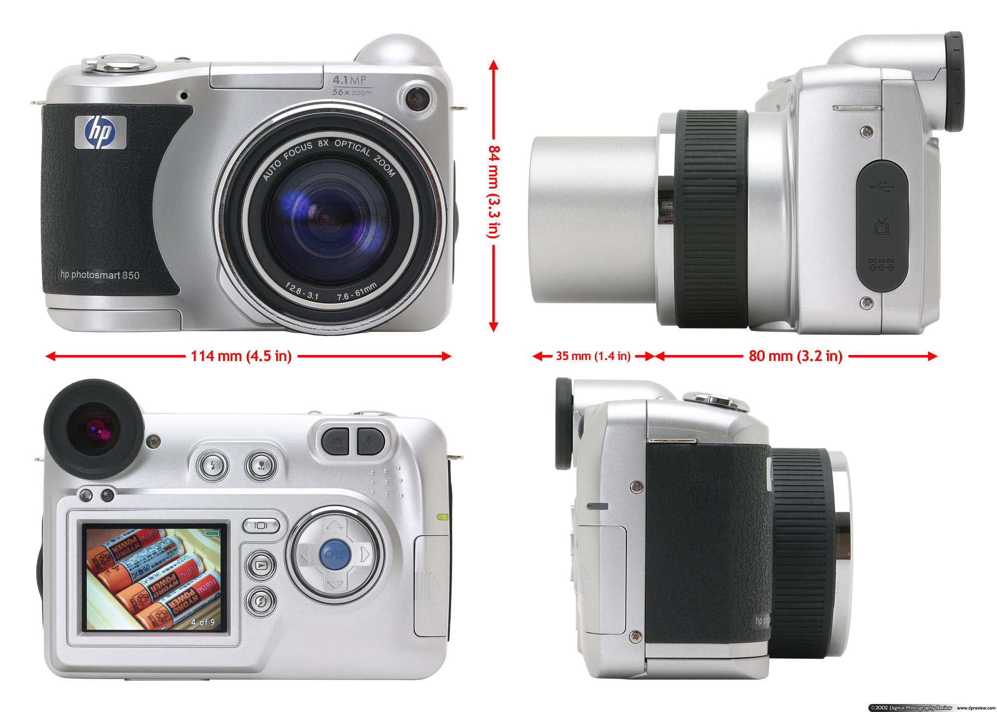 HP Photosmart 850 Review Digital Photography Review