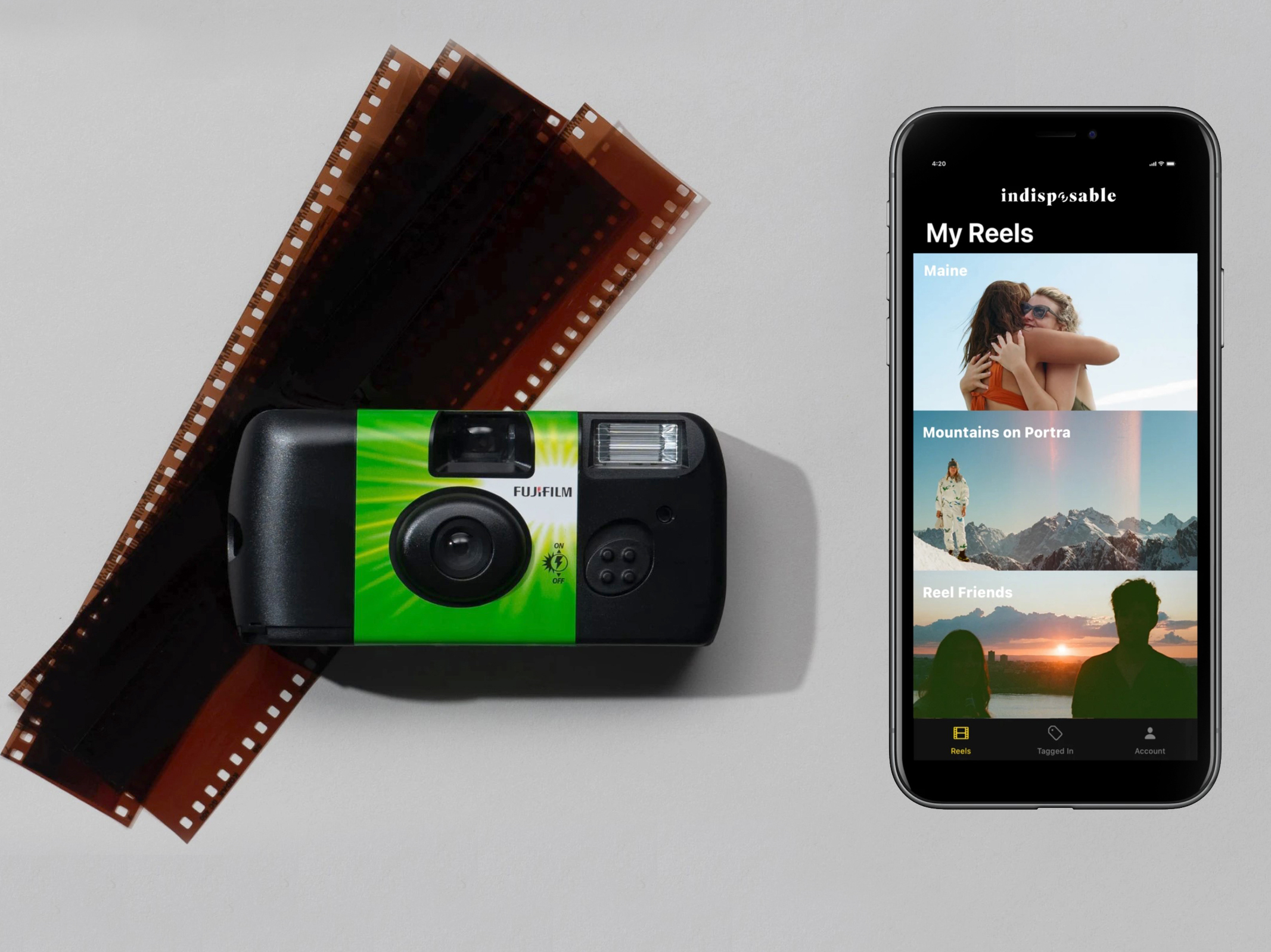 Indisposable will develop, scan and send your film photos to your phone
