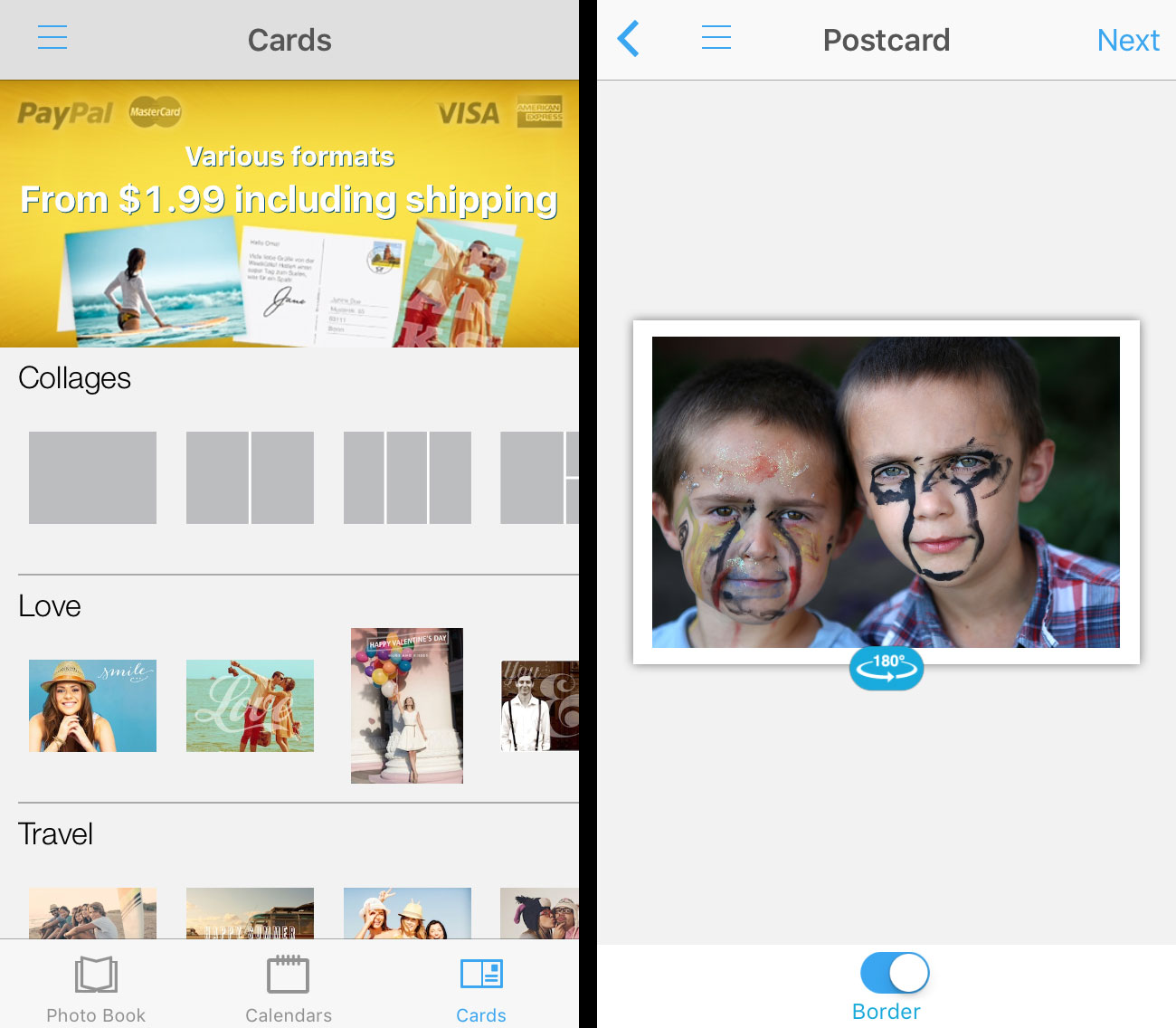 You've got mail Five photo postcard apps tested Digital Photography Review