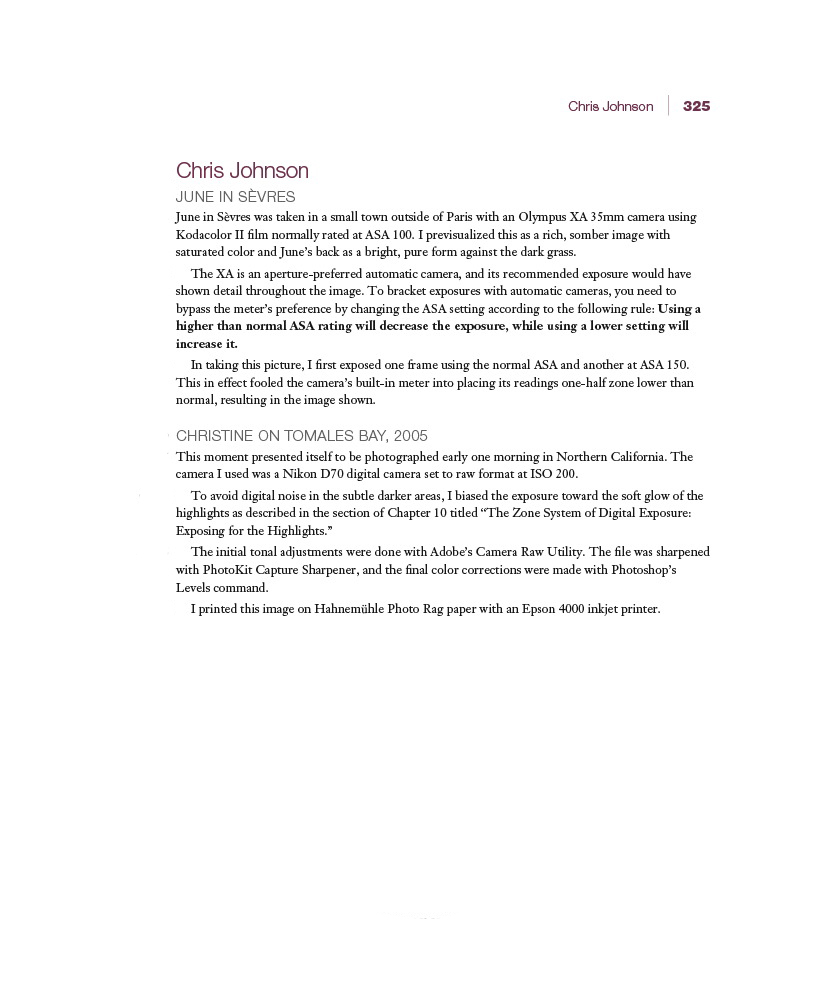 The Practical Zone System for Film and Digital Photography Digital