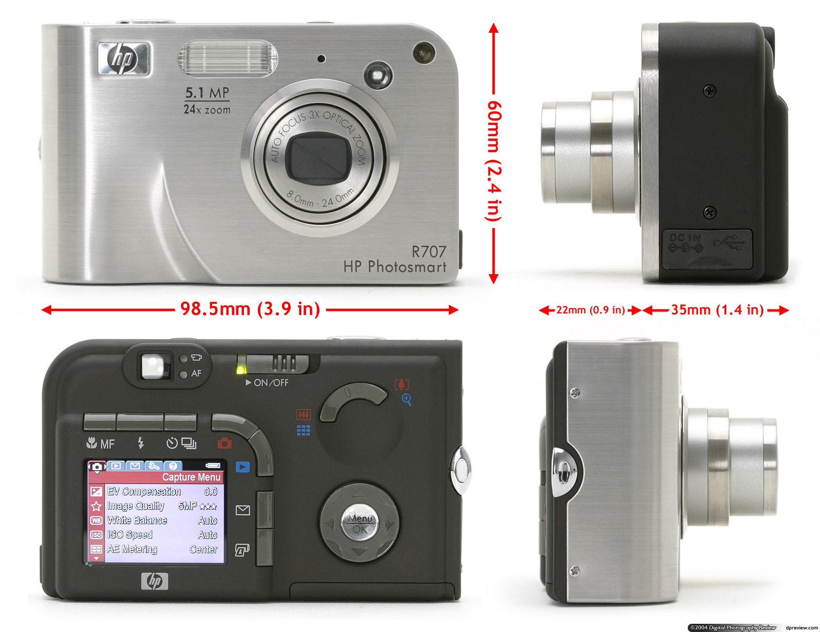 HP Photosmart R707 Review Digital Photography Review