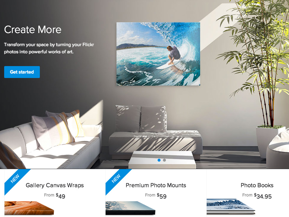 Flickr Wall Art removes Creative Commons prints Digital Photography Review