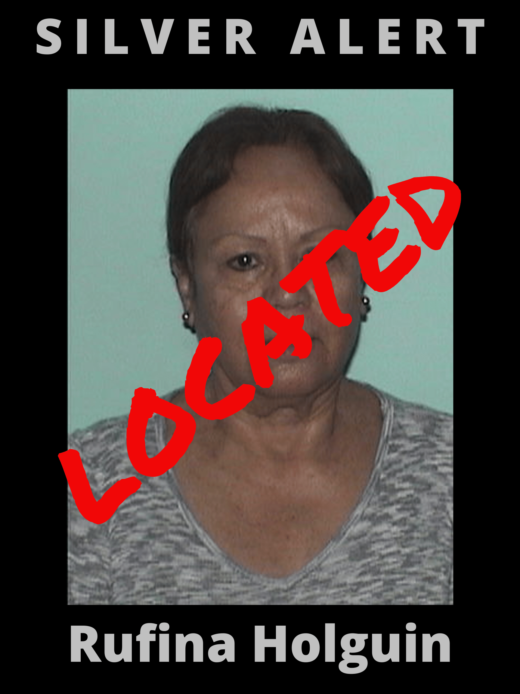 Update Cancel Silver Alert Dona Ana County Rufina Holguin NM