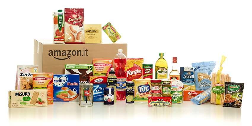 Amazon apre in Italia il negozio di alimentari e prodotti