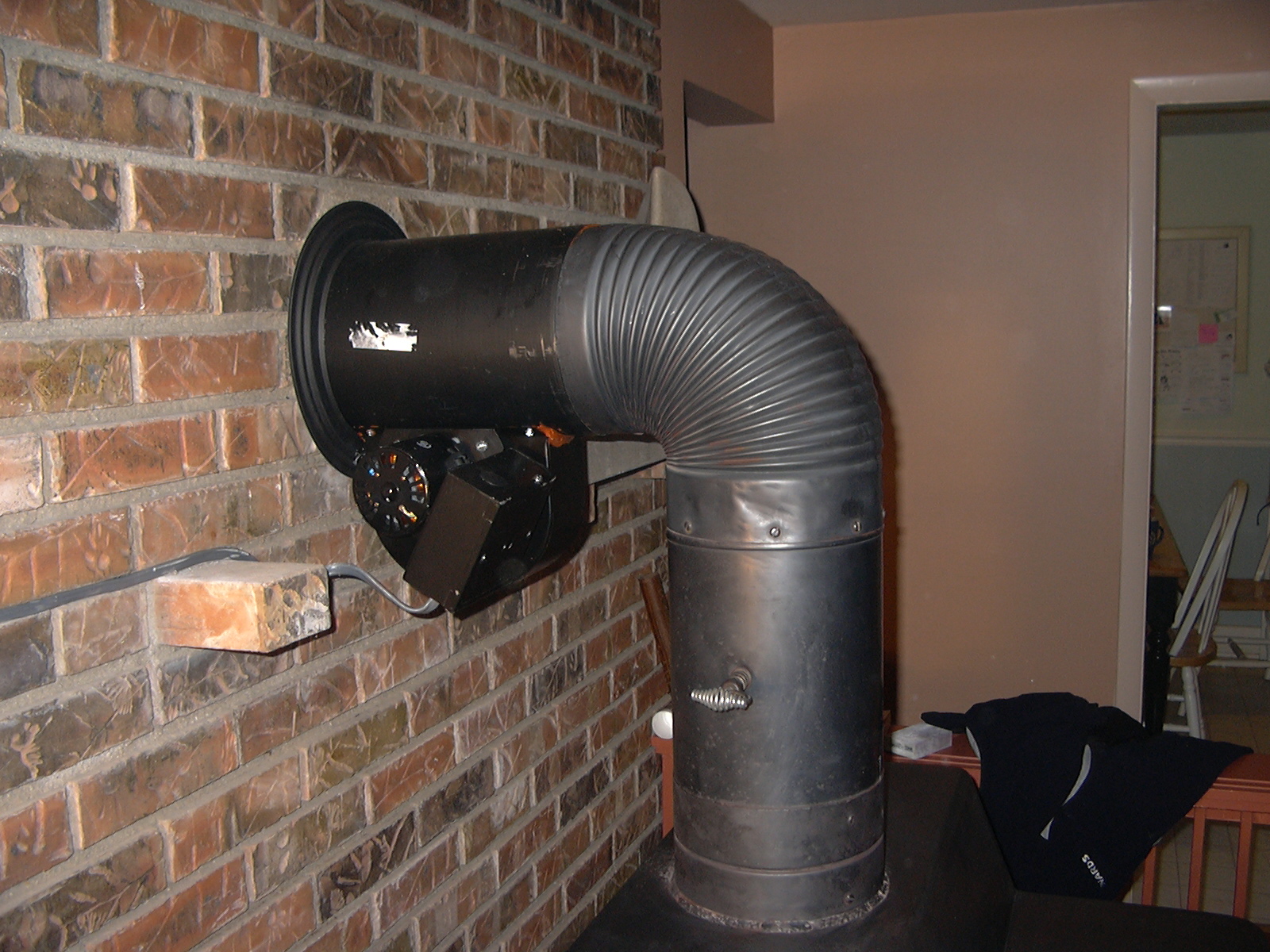 Draft Inducer For Wood Burner