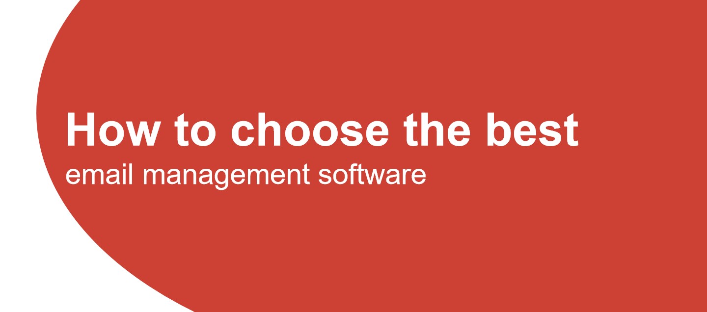 How to choose the best email management software