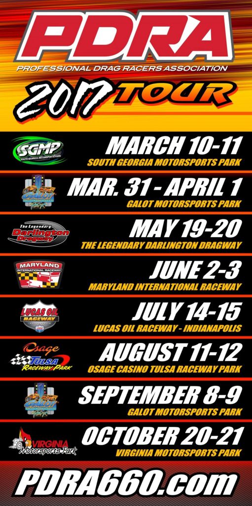 Pdra 2024 Schedule PDRA Releases 2017 Schedule Drag List