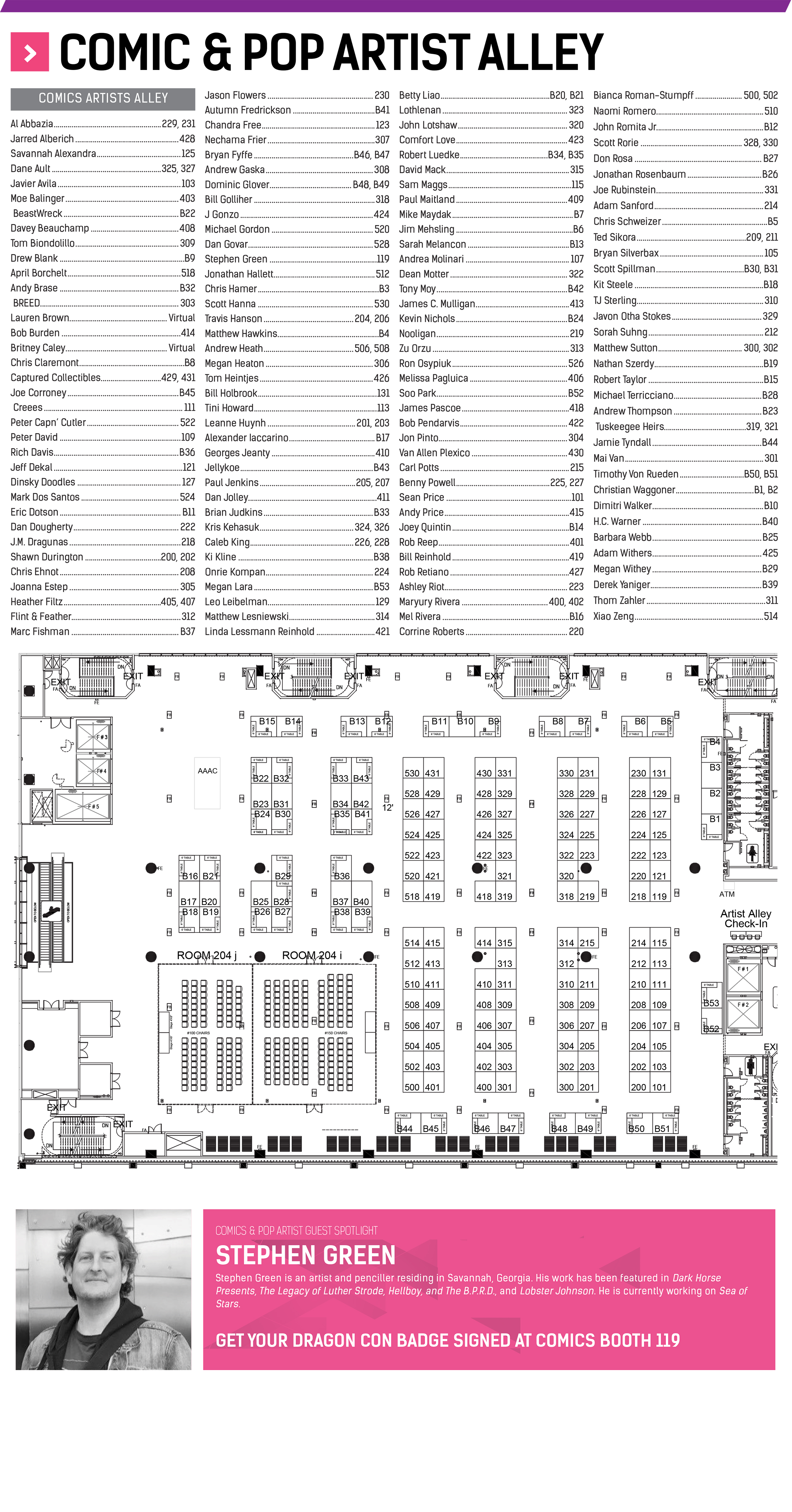 Dragoncon 2023 Vendor List Comic And Pop Artist Alley - Dragon Con